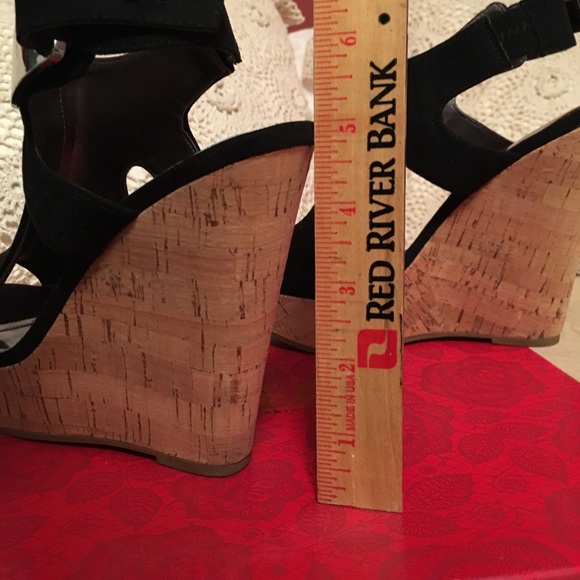 Carlos black wedges - Picture 6 of 8